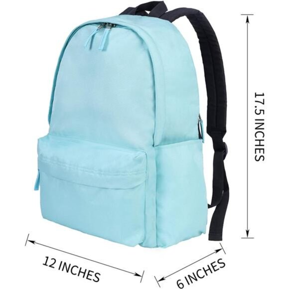 Backpack for Men and Women - Basic Bookbag Casual Daypack Backpacks - Picture 2 of 6